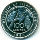 Сьерра-Леоне, 100 леоне 1996 год (AU)