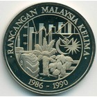 Малайзия, 1 ринггит 1986 год (PROOF)