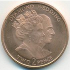 Гибралтар, 2 пенса 2007 год (UNC)