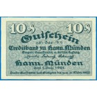 Германия, 10 пфеннигов 1921 год  НОТГЕЛЬД