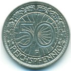 Веймарская республика, 50 рейхспфеннигов 1927 год F