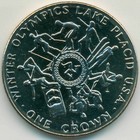 Остров Мэн, 1 крона 1980 год (UNC)