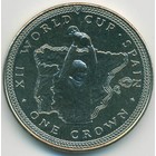 Остров Мэн, 1 крона 1982 год (UNC)