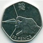 Великобритания, 50 пенсов 2011 год