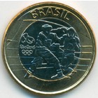 Бразилия, 1 реал 2016 год (UNC)