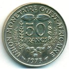 Западно-Африканские Штаты, 50 франков 1975 год (UNC)