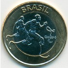 Бразилия, 1 реал 2015 год (UNC)