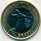 Бразилия, 1 реал 2015 год (UNC)