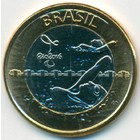 Бразилия, 1 реал 2016 год (UNC)