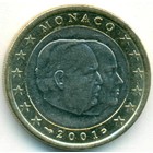 Монако, 1 евро 2001 год (AU)