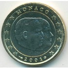 Монако, 1 евро 2001 год (AU)