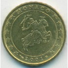 Монако, 10 евроцентов 2001 год (AU)