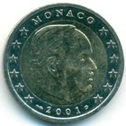 Монако, 2 евро 2001 год (AU)
