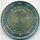 Монако, 2 евро 2011 год (AU)