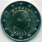 Монако, 2 евро 2012 год (AU)