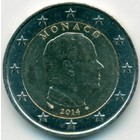 Монако, 2 евро 2014 год (AU)