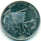 Доминиканская республика, 25 сентаво 1989 год (AU)