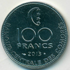 Коморы, 100 франков 2013 год (UNC)