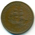 Южная Африка, 1 пенни 1928 год