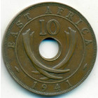 Британская Восточная Африка, 10 центов 1941 год I