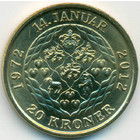 Дания, 20 крон 2012 год (UNC)
