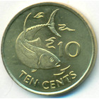 Сейшельские острова, 10 центов 2007 год (UNC)