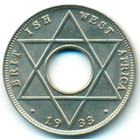 Британская Западная Африка, 1/10 пенни 1933 год (UNC)