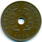 Южная Родезия, 1 пенни 1952 год (AU)