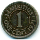 Маврикий, 1 цент 1971 год (PROOF)