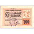 Германия, 100 марок 1922 год НОТГЕЛЬД