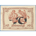 Германия, 10 пфеннигов 1921 год НОТГЕЛЬД