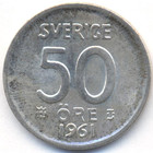 Швеция, 50 эре 1961 год (UNC)