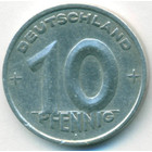 ГДР, 10 пфеннигов 1949 год А
