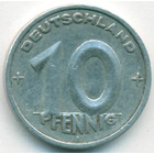 ГДР, 10 пфеннигов 1949 год А