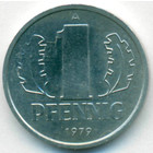 ГДР, 1 пфенниг 1979 год (AU)