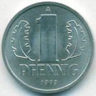 ГДР, 1 пфенниг 1979 год (UNC)