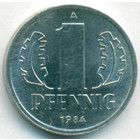 ГДР, 1 пфенниг 1984 год (AU)
