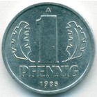 ГДР, 1 пфенниг 1985 год