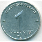 ГДР, 1 пфенниг 1952 год А