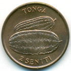 Тонга, 2 сенити 1975 год (UNC)
