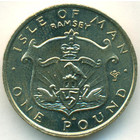 Остров Мэн, 1 фунт 1985 год (UNC)