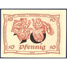 Германия, 10 пфеннигов 1921 год  НОТГЕЛЬД