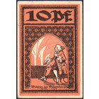 Германия, 10 пфеннигов 1921 год  НОТГЕЛЬД