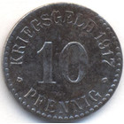 Кассель, 10 пфеннигов 1917 год (нотгельд)