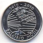 Литва, 1 лит 2010 год (UNC)