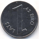 Латвия, 1 лат 2013 год (UNC)