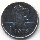 Латвия, 1 лат 2011 год (UNC)