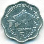 Сейшельские острова, 5 центов 1976 год (UNC)