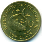 Cейшельские острова, 10 центов 1981 год (UNC)