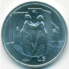 Сан-Марино, 5 лир 1976 год (UNC)